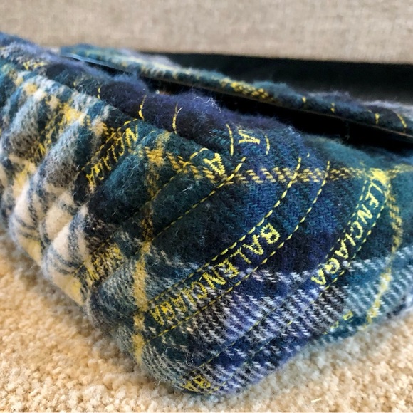 Authentic Balenciaga Plaid Shoulder Bag - Picture 13 of 16